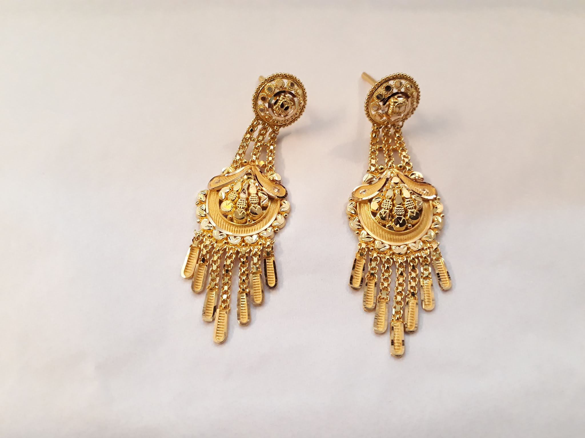 Latest Stud Gold Earrings Designs