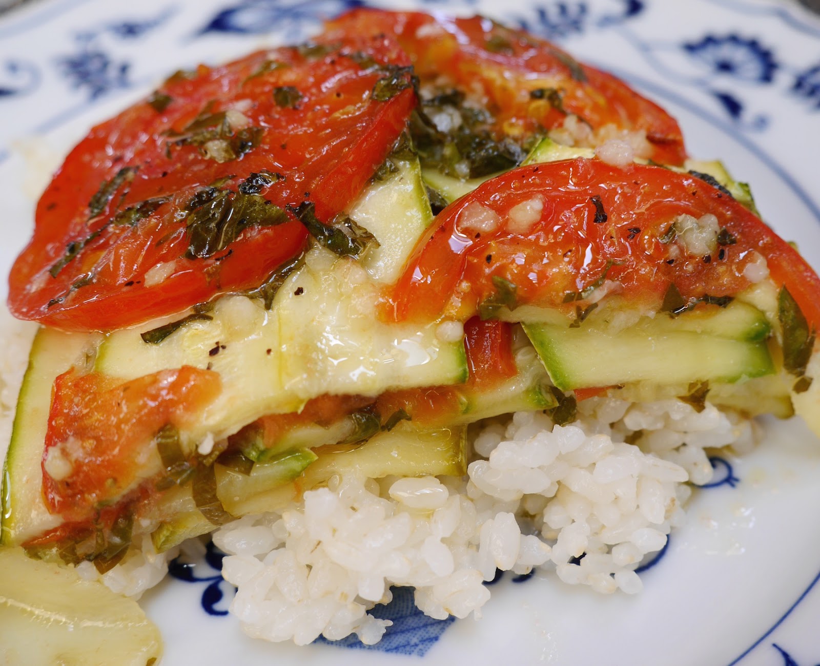 Foods For Long Life Zucchini Tomato Casserole With Garlic And