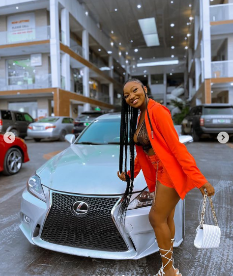 Popular Social Media Influencer, 'Papaya' Gifts Herself Lexus Worth 8M Ahead Of Birthday