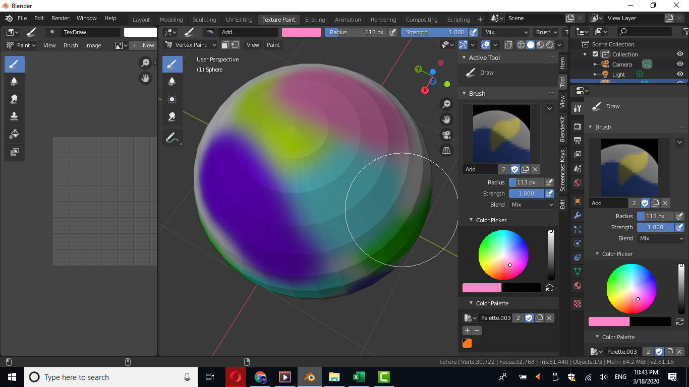 How To Use Vertex Paint Blender 2 8 Beginner Tutorial 2020 Blender 2