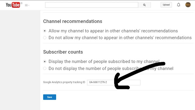 Youtube Channel setting advance