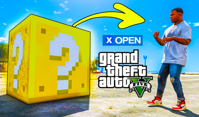 Gta V Lucky Blocks Mod Like Minecraft Download Gta 5 Mod Best Modding