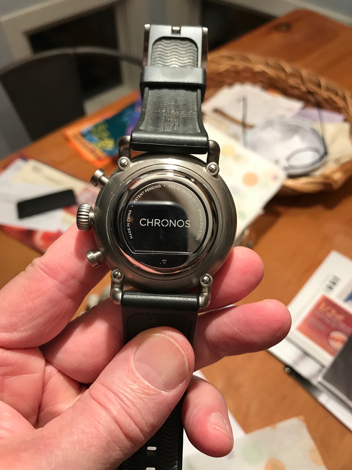Hindsight Added the new Chronos Smart Disk fitness tracker to the