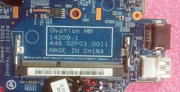 14209-1 Ovation MB 448.02p03.0011 HP EliteBook 810 G3 Revolve Tablet Bios