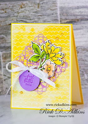 Check out my card that I cased from the Catalog using inspiration from a box created using the Hand Penned Petals Suite from Stampin' Up! Click here