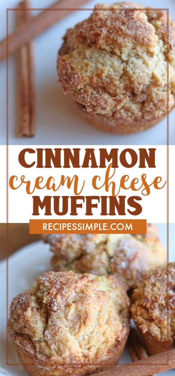 Cinnamon Cream Cheese Muffins