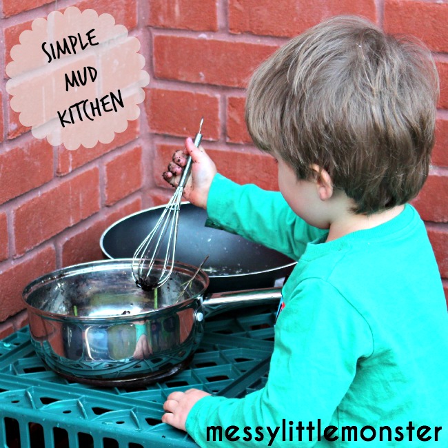 How to make a simple DIY outdoor mud kitchen for kids. Fun outdoor activities for toddlers and preschoolers. How to make a simple DIY outdoor mud kitchen for kids. Fun outdoor activities for toddlers and preschoolers.