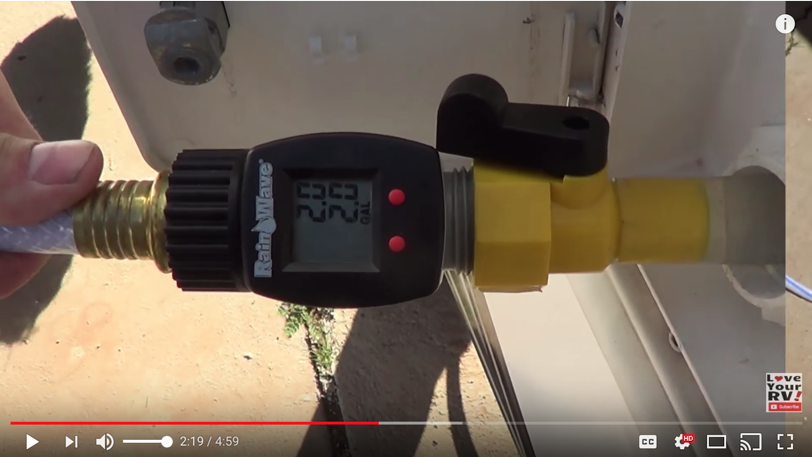 Love Your RV Rainwave Digital Water Flow Meter The Voice