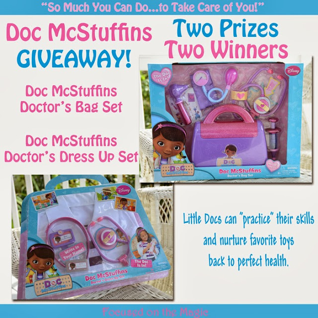 Doc McStuffins Giveaway! Two Prizes ~ Two Winners