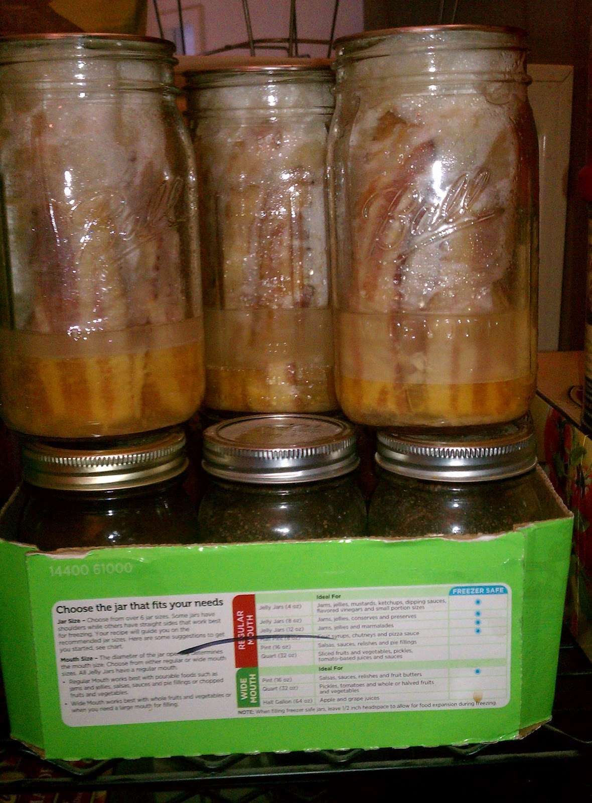 Texas Cookin' at Home Putting up Canned Bacon!