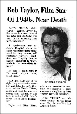 Brady's Bunch of Lorain County Nostalgia: Of Robert Taylor and Grandma Brady