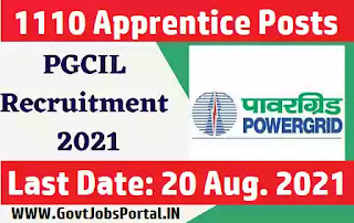 PGCIL Apprentice Recruitment 2021