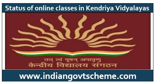 ONLINE CLASSES IN KENDRIYA VIDYALAYAS