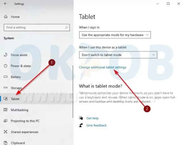 كيفية تمكين أو تعطيل وضع الكمبيوتر اللوحي في نظام التشغيل Windows 10 كيفية تمكين أو تعطيل وضع الكمبيوتر اللوحي في نظام التشغيل Windows 10