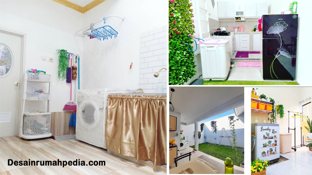 Desain Tempat Cuci dan Jemur Baju Ukuran 2,5 x 2 M