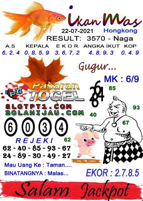 syair ikan mas hk