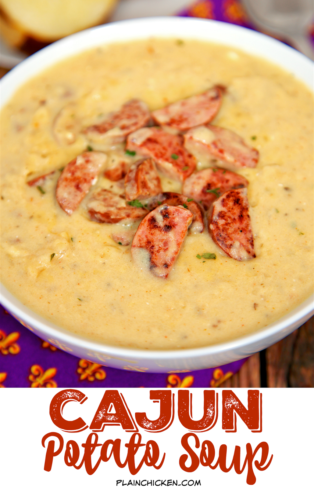 Slow Cooker Cajun Potato Soup Plain Chicken®