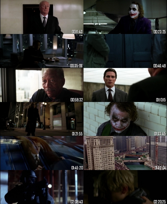 The Dark Knight 2008 BRRip 720p 480p Dual Audio Hindi English Full Movie Download