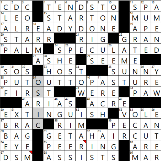 L A Times Crossword Corner: Friday June 25 2021 Grant Boroughs L A Times Crossword Corner: Friday June 25 2021 Grant Boroughs