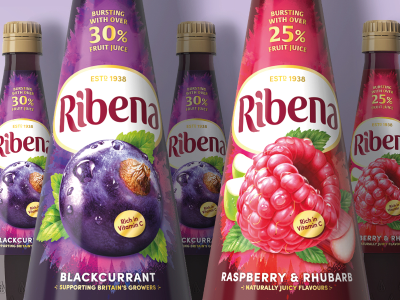 Ribena brand renovation Packaging Of The World