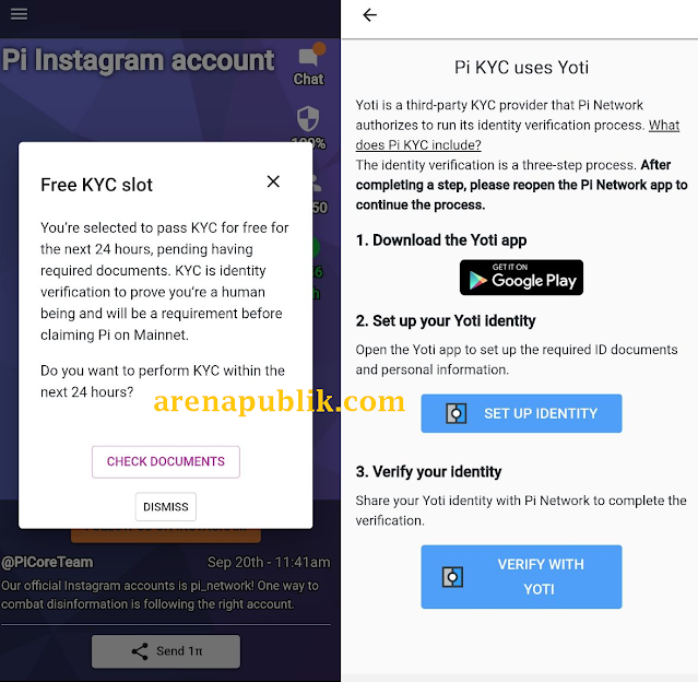 Melakukan KYC Pi Network