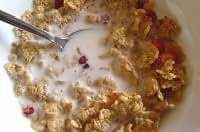 Ciotola di cereali per la prima colazione