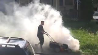 Why Is My Lawn Mower Blowing White Smoke? - Best Manual Lawn Aerator