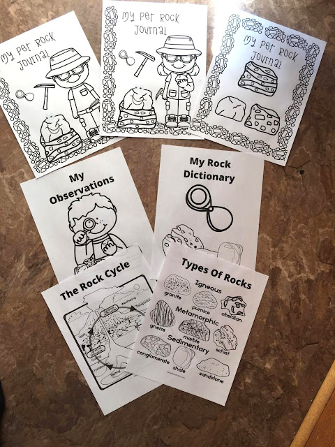 Messy, Beautiful, Fun: Free Rock Cycle My Pet Rock Journal And Learning ...