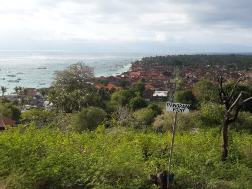 Near & Quiet Island Off Coast Of Bali 
