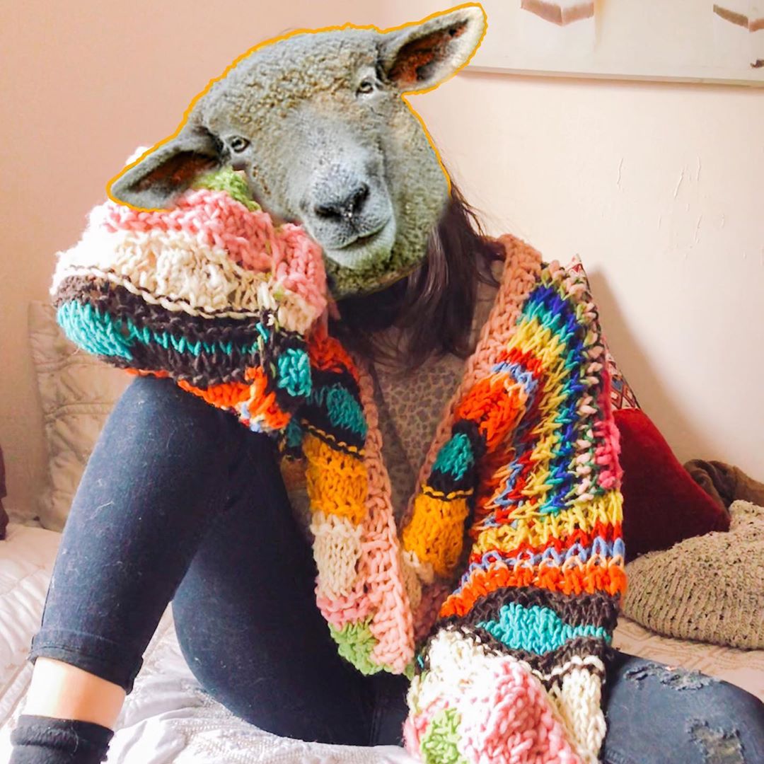 Karbaro Chaleco infantil de lana de oveja.
