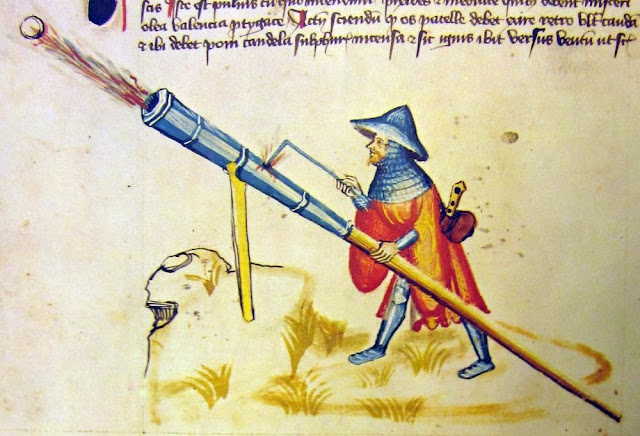 Европейцы стали использовать восточные «ручные пушки» не ранее 14 века