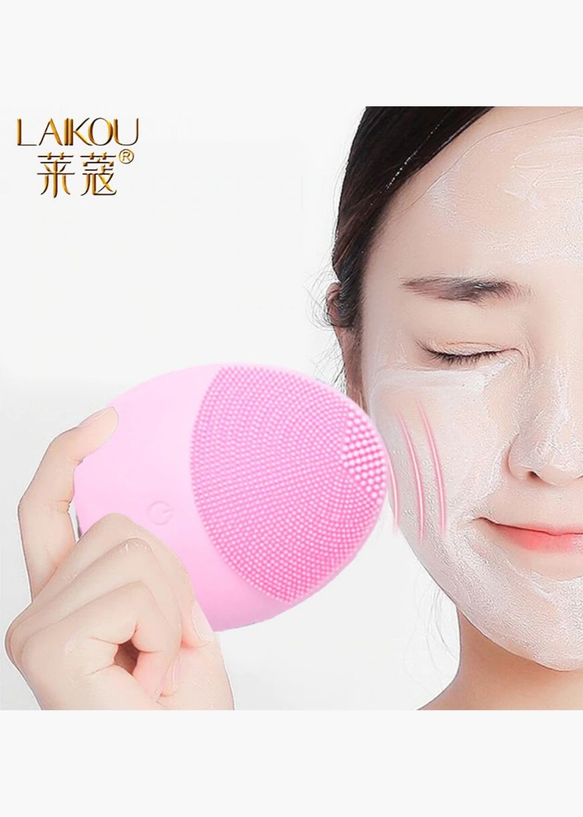 LAIKOU Silicone Electric Face Cleansing Brush Women's fashion