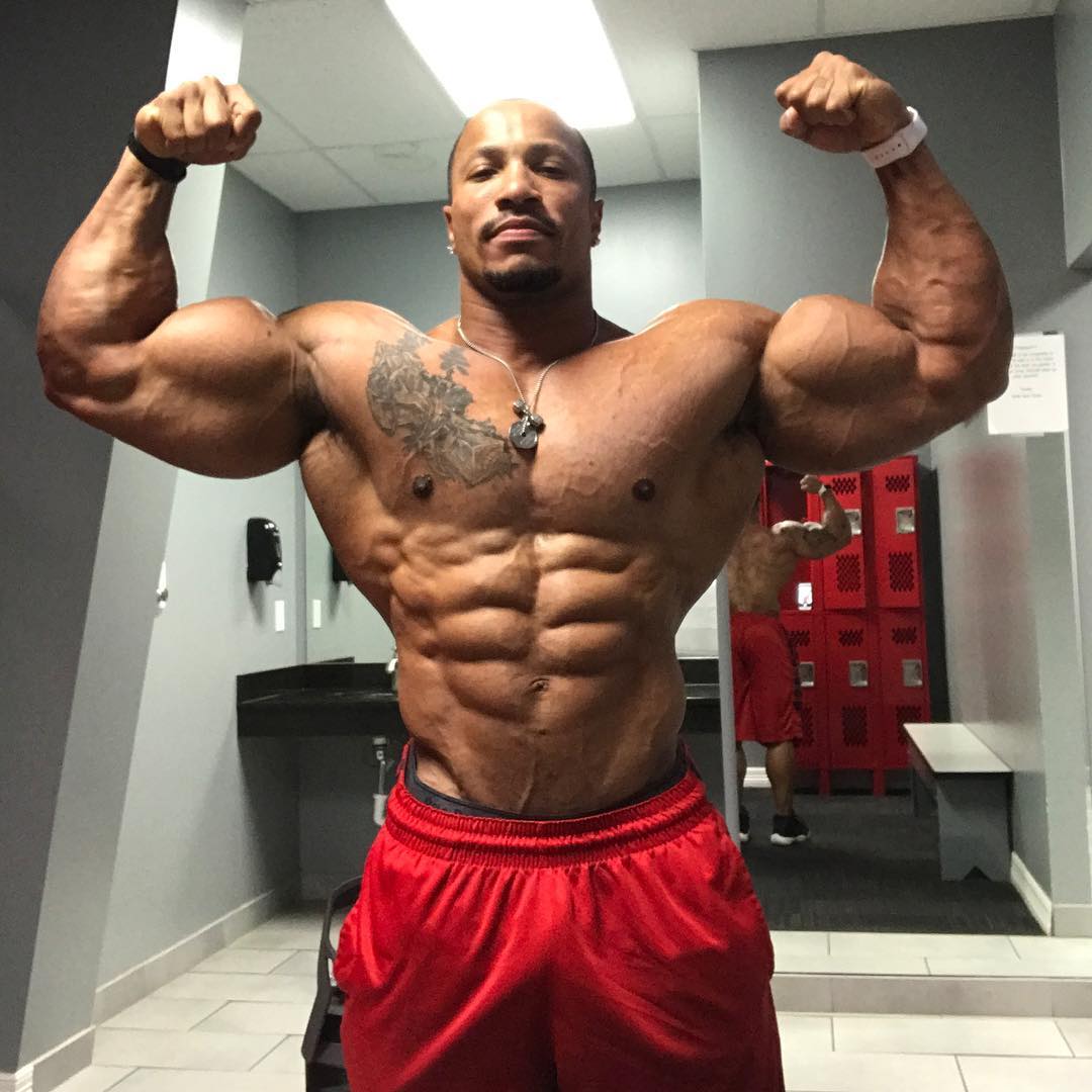 Tall bodybuilder Patrick Moore USA.