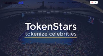 tokenstars ICO by ACE. Mentokenisasi selebritis dengan fitur menarik