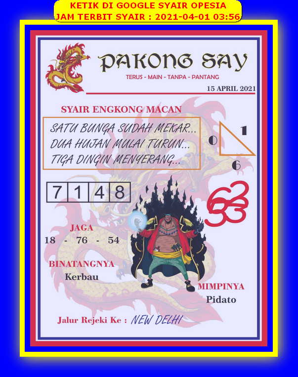 PREDIKSI SGP YOHII