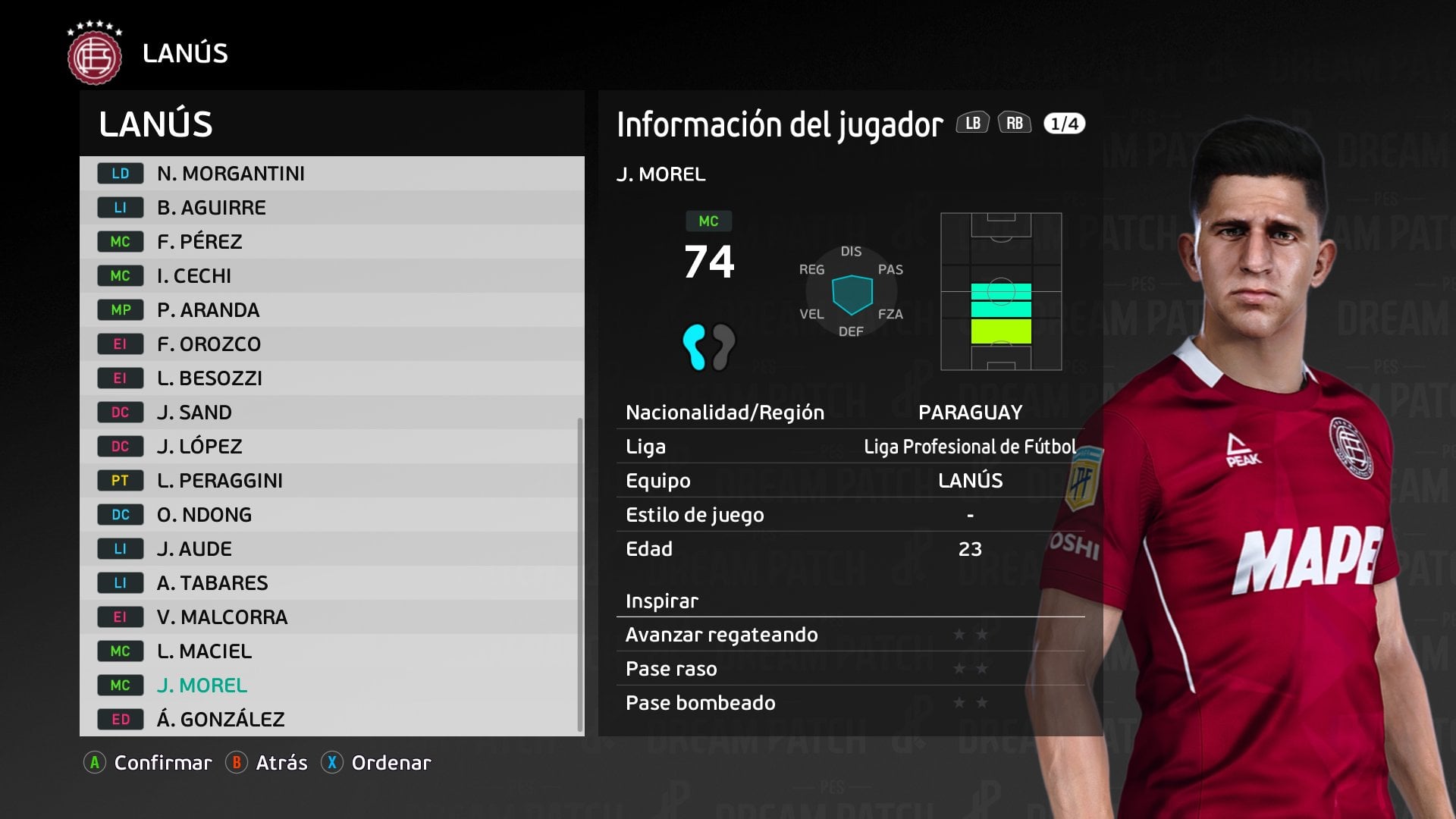PES 2020 2021 Lanús Facepack by Diegotatoosparapes
