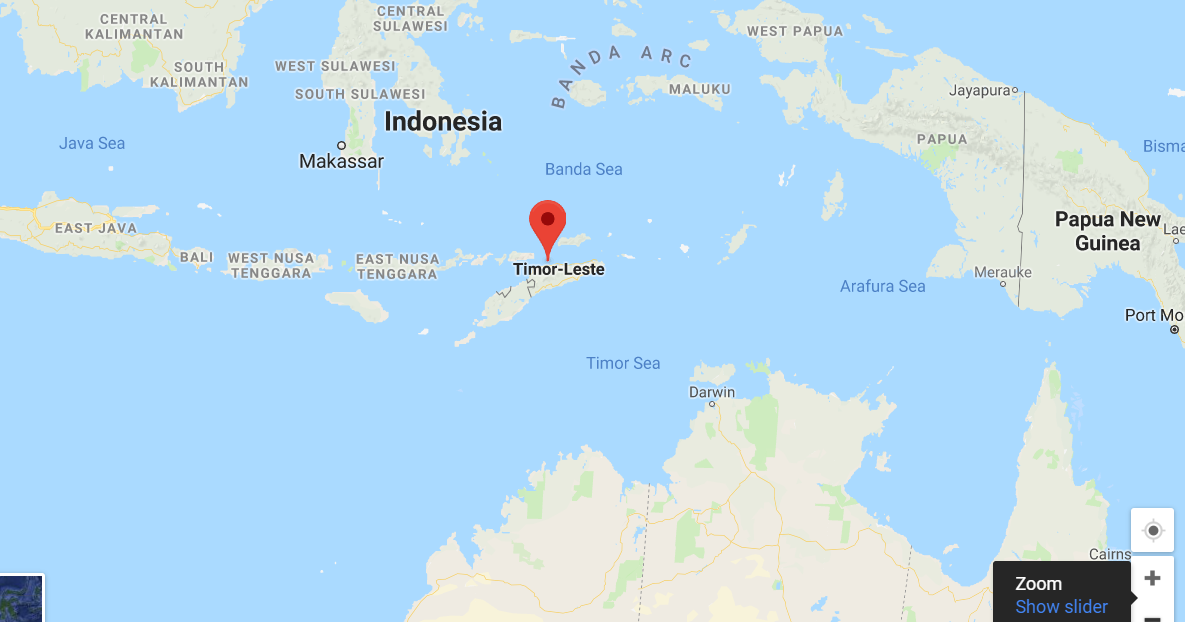 Timor Sea On Map Destination Alert: Visiting Dili, East Timor (Timor Leste) From India - The  Airline Blog