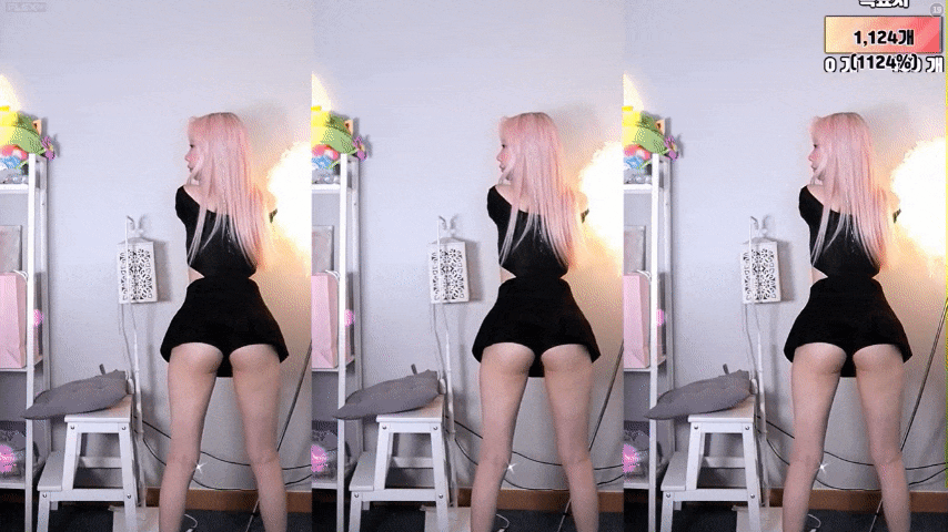 핫팬츠과 비키니가 난무하는 방송 모음 gif