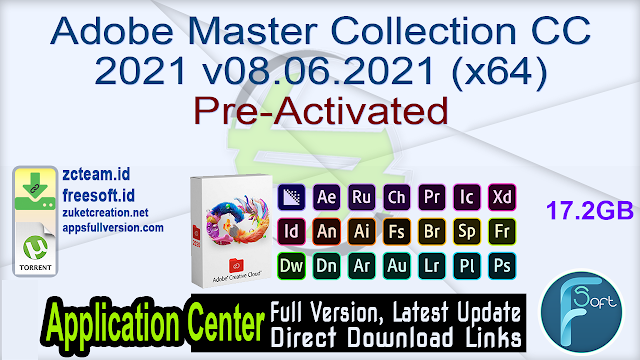 Adobe Master Collection CC 2021 v08.06.2021 (x64) Pre-Activated_ ZcTeam.id