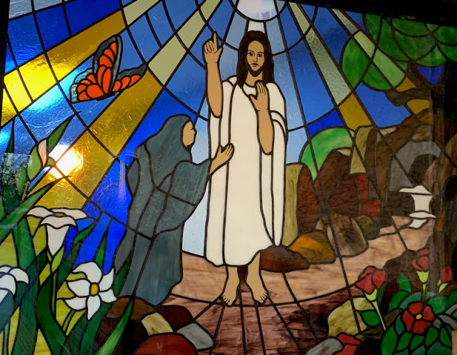 Mountain Views: Resurrection Stained Glass Window Dedicated