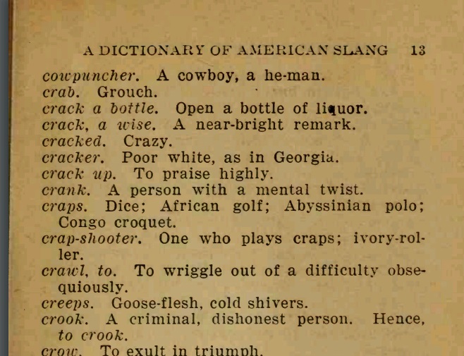 A Dictionary of American slang (1926) Free PDF book Sharing eBooks