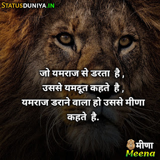 Meena Attitude Shayari Status In Hindi 2022