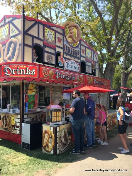 popular pretzel place at the 2018 Scottish Highland Gathering & Games in Pleasanton, California