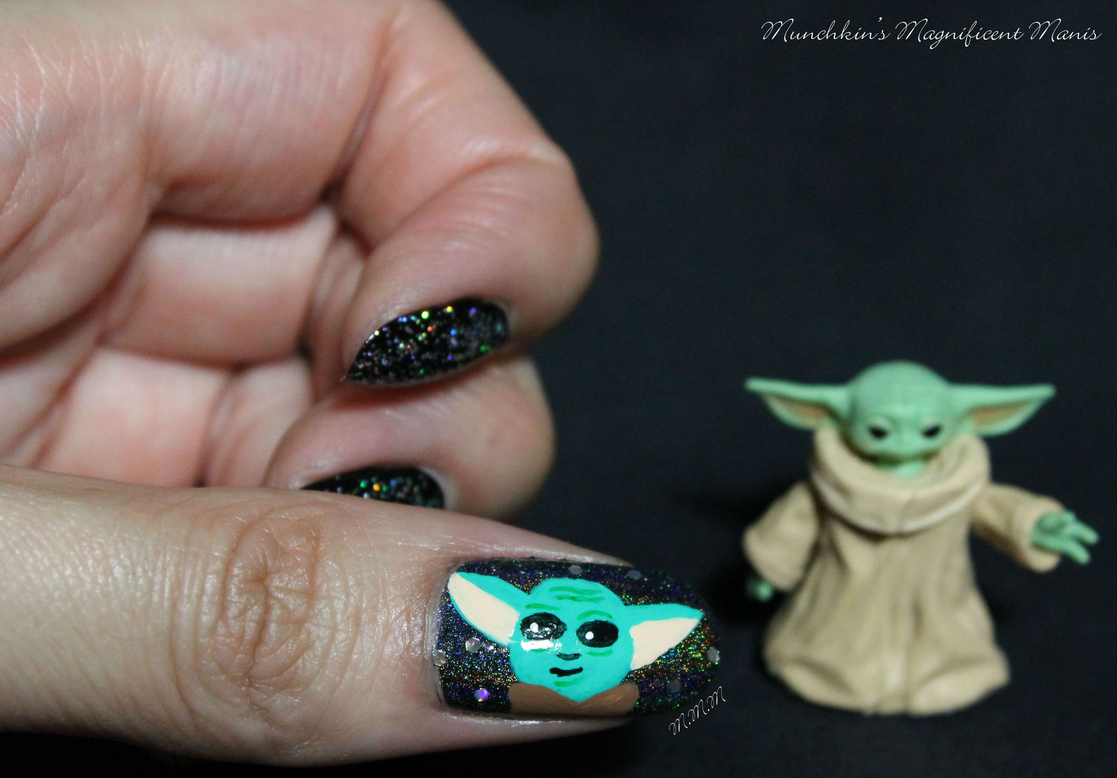Munchkin’s Magnificent Manis Baby Yoda The Child Nail Design