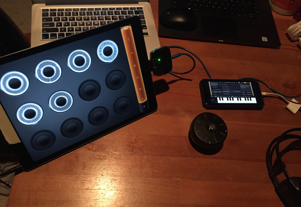 MATRIXSYNTH Orba BT MIDI Synth One basic demo