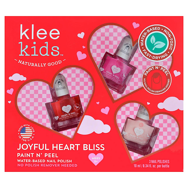 Klee Kids Water-based Peelable Nail Polish Set