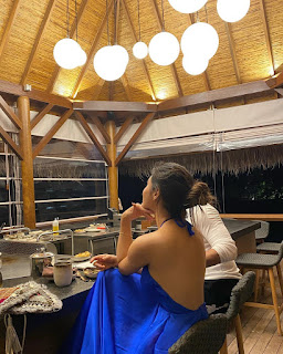 Mouni Roy Sizzles in BLUE - Social Media 21-03-2020