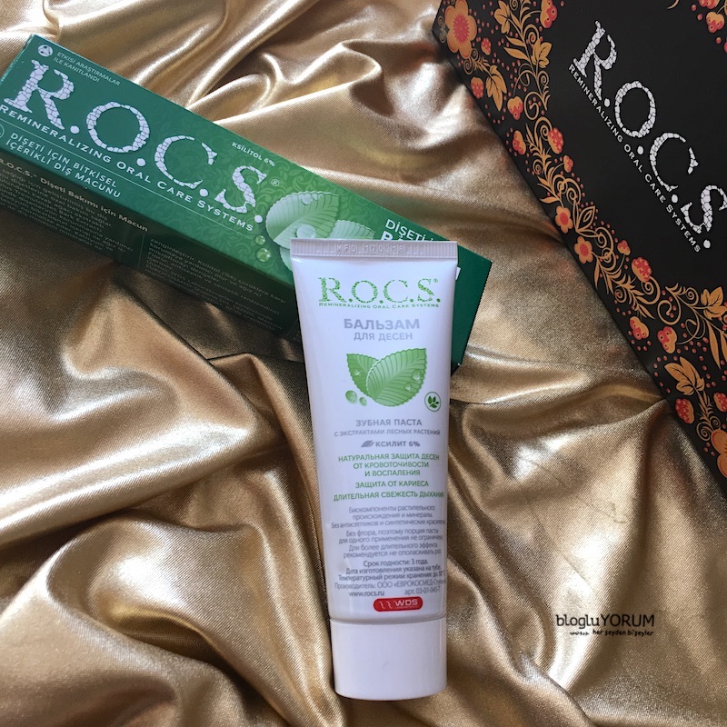 ROCS GUM BALM DİŞ ETİ İÇİN BALSAM İNCELEMESİblogluYORUM Gökçe Bağtır