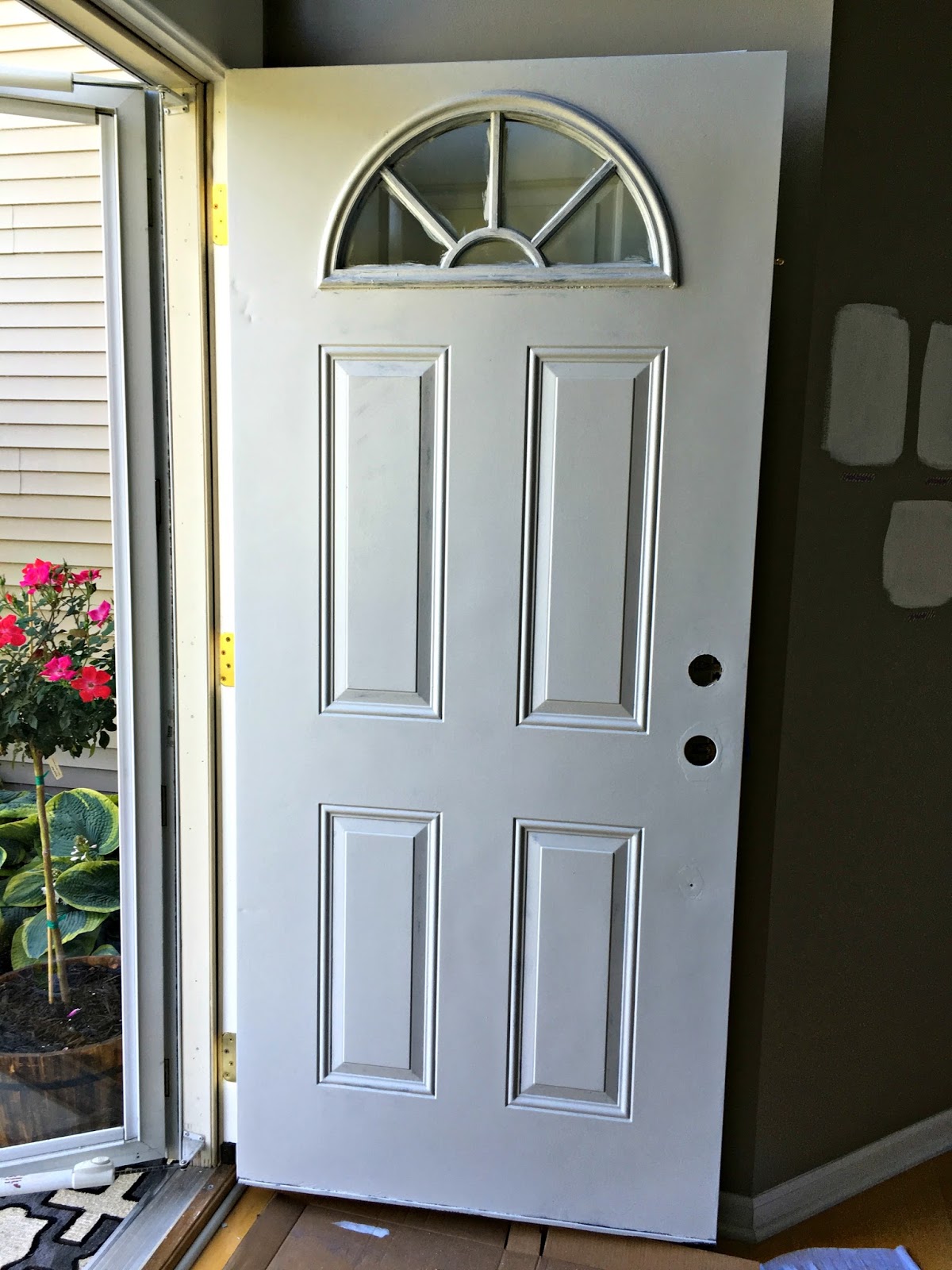 Restyle it Wright Priming and Painting the Front Door