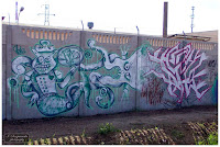 Krik Kong graffiti Gdańsk Kolonia